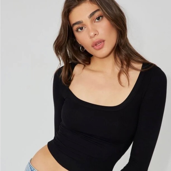 Garage Pamela Long Sleeve Scoop Neck (XS) - Picture 3 of 4